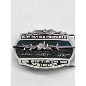B-17 Flying Fortress 50th Anniversary 1985 Limited Ed #273 War Birds Belt Buckle